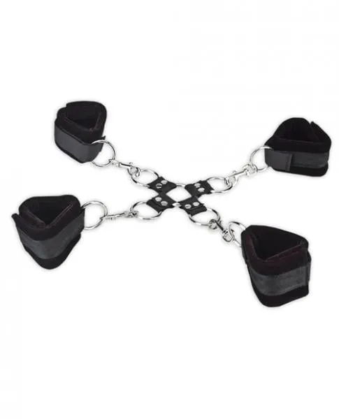 Anal Electric Eel Lux Fetish 5 Piece Hogtie Set Black Anal Electric Eel Lux Fetish 5 Piece Hogtie Set Black