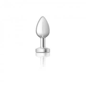 Anal Seductucom Cheeky Charms Light Up Silver Medium Plug Anal Seductucom Cheeky Charms Light Up Silver Medium Plug