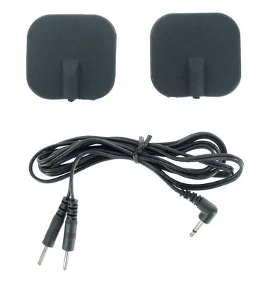 Anal Zeus Zeus Deluxe Black Electro Pads 2Pack