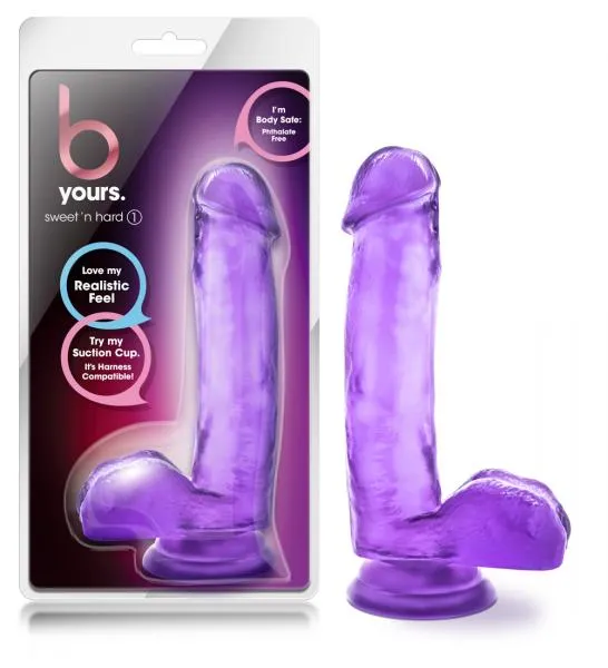 Blush Dildos Sweet N Hard 1 Dong Suction Cup Purple Blush Dildos Sweet N Hard 1 Dong Suction Cup Purple