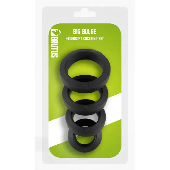 Brutus Male Sex Toys Big Bulge Silicone Cock Ring 4 Piece Set Black Brutus Male Sex Toys Big Bulge Silicone Cock Ring 4 Piece Set Black