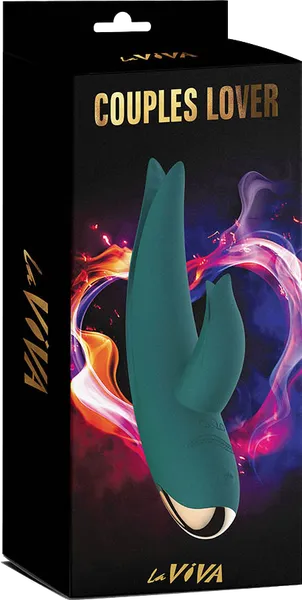 Chisa Novelties LaViva Couples Lover Teal Vibrators