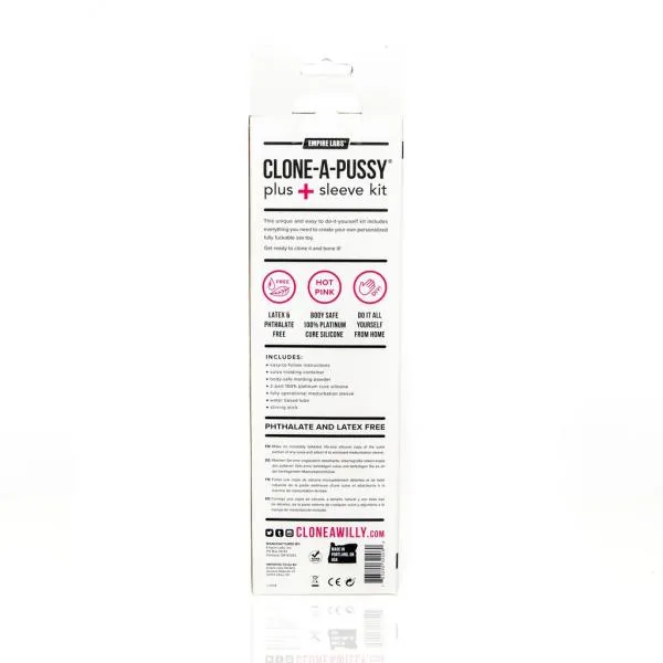 CloneAPussy Male Sex Toys Clone A Pussy Sleeve Kit Hot Pink CloneAPussy Male Sex Toys Clone A Pussy Sleeve Kit Hot Pink