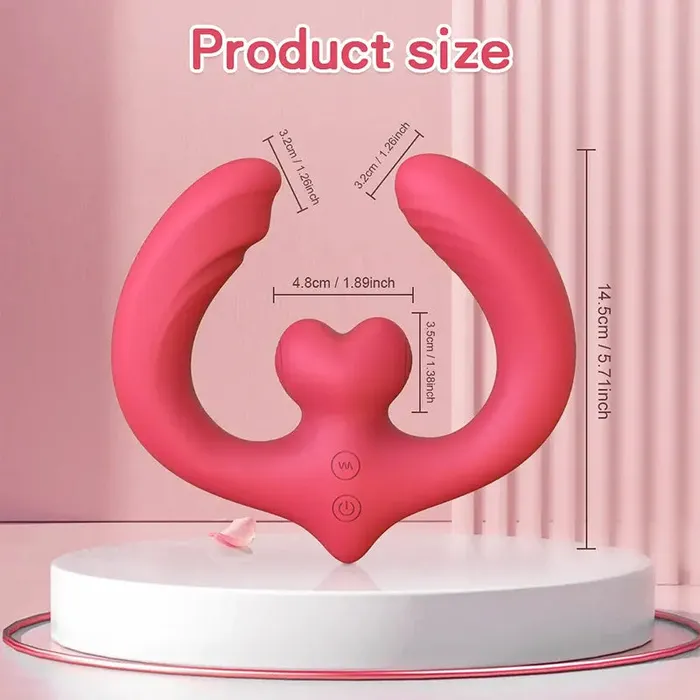 Female Sex Toys OOTYEMO Concentric Vibrator with Remote Control