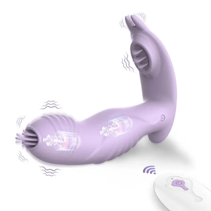 Female Sex Toys OOTYEMO Tongue Vibrator Wireless Remote Control