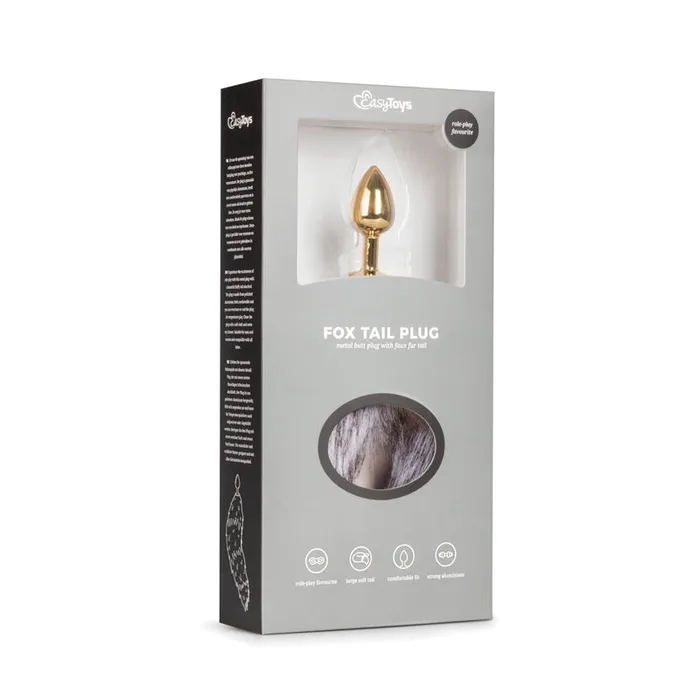 Fox Tail No 5 Gold Plug Fetish Collection Anal