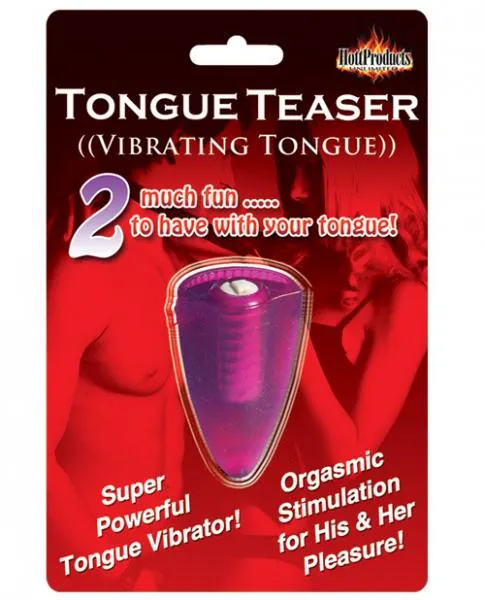 Hott Products Vibrators Tongue Teaser Silicone Oral Vibrator Purple Hott Products Vibrators Tongue Teaser Silicone Oral Vibrator Purple