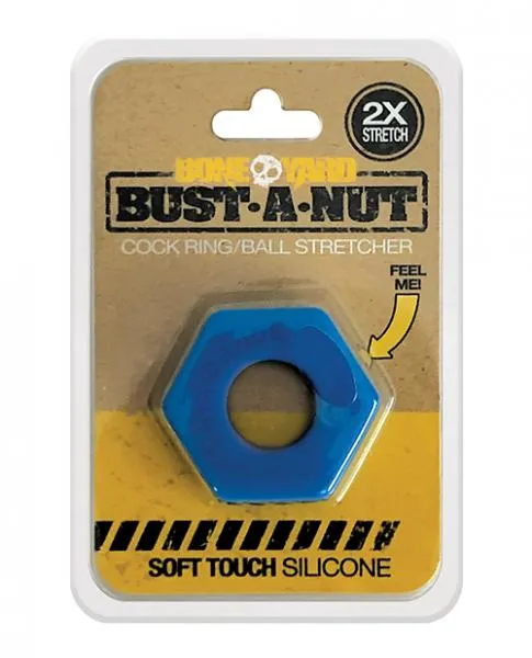 Male Sex Toys Boneyard Bust A Nut Cock Ring Blue Boneyard Male Sex Toys Boneyard Bust A Nut Cock Ring Blue Boneyard