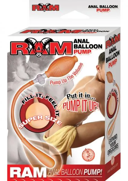 Male Sex Toys Nasstoys Ram Anal Balloon Inflatable Pump Beige Male Sex Toys Nasstoys Ram Anal Balloon Inflatable Pump Beige