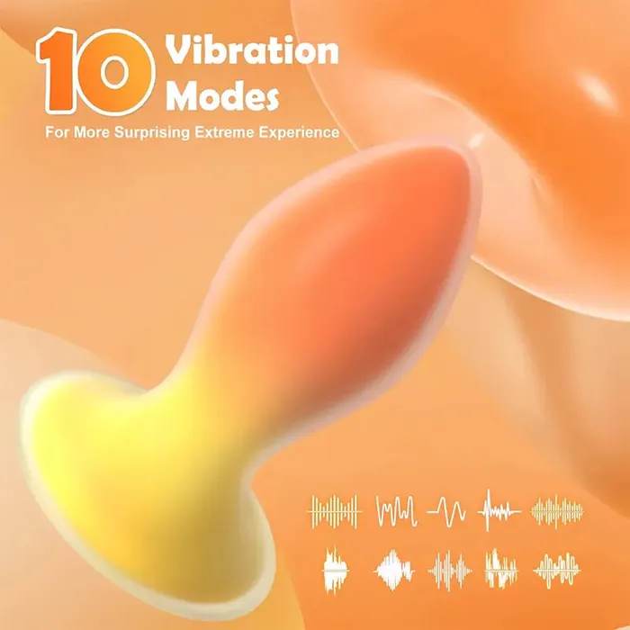 Male Sex Toys OOTYEMO Gradient Vibrating Ergonomic Anal Plug