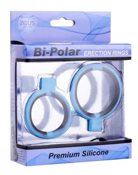 Male Sex Toys Zeus Zeus Bi Polar Silicone Cock Ring Set Male Sex Toys Zeus Zeus Bi Polar Silicone Cock Ring Set