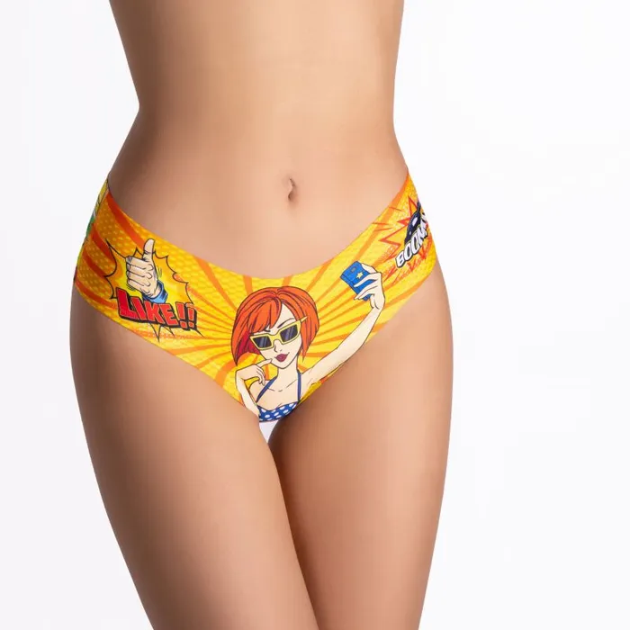 Mememe Lingerie Vibrators Comics Insta Girl Slip Multi Coloured