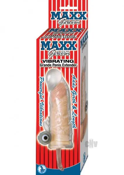 Nasstoys Male Sex Toys Maxx Gear Vibrating Grande Penis Extension Clear Nasstoys Male Sex Toys Maxx Gear Vibrating Grande Penis Extension Clear