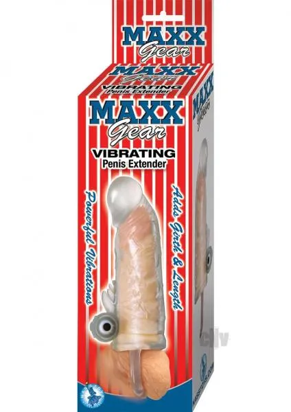 Nasstoys Male Sex Toys Maxx Gear Vibrating Penis Extender Clear Nasstoys Male Sex Toys Maxx Gear Vibrating Penis Extender Clear