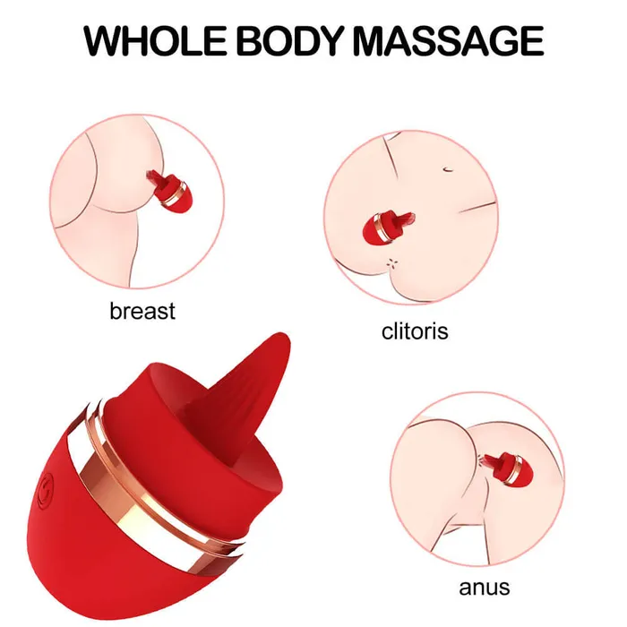 OOTYEMO Female Sex Toys Vibrator Without Penetration of Cunnilingus