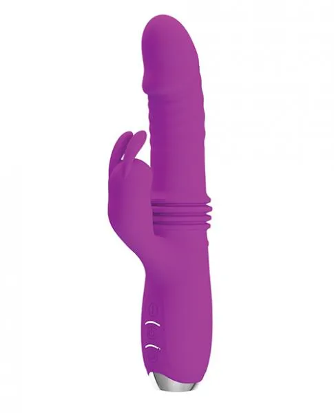 Pretty Love Vibrators Pretty Love Dorothy Thrusting Rabbit Vibrator Purple