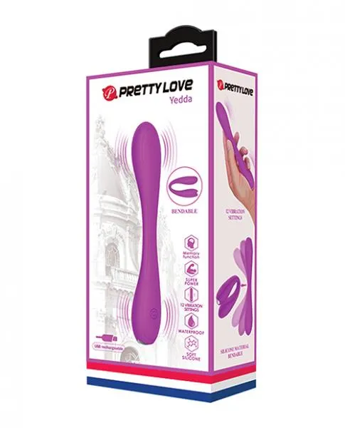 Pretty Love Vibrators Pretty Love Yedda Bendable Vibrator Fuchsia