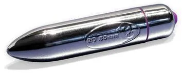 Ro 80mm Bullet Vibe Silver RocksOff Vibrators Ro 80mm Bullet Vibe Silver RocksOff Vibrators