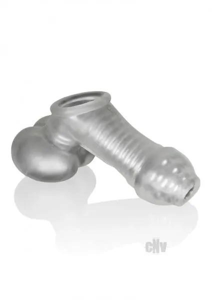 Sackjack Wearable Jackoff Sheath Clear Frost Oxballs Anal