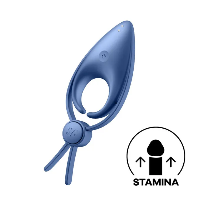 Satisfyer Vibrators Satisfyer Sniper Blue Blue Vibrating Adjustable Lasso Cock Ring Satisfyer Vibrators Satisfyer Sniper Blue Blue Vibrating Adjustable Lasso Cock Ring