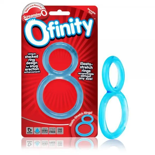 Screaming O Ofinity Double Erection Ring Blue Vibrators Screaming O Ofinity Double Erection Ring Blue Vibrators