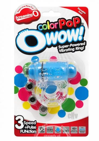 Screaming O Vibrators Colorpop O Wow Blue