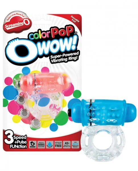 Screaming O Vibrators Colorpop O Wow Blue Screaming O Vibrators Colorpop O Wow Blue