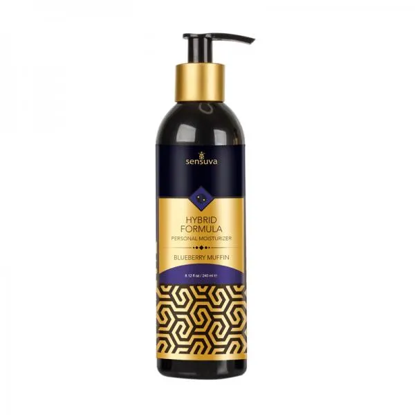 Sensuva Sensuva Hybrid Personal Moisturizer Blueberry Muffin 8 Fl Oz Bottle Vibrators