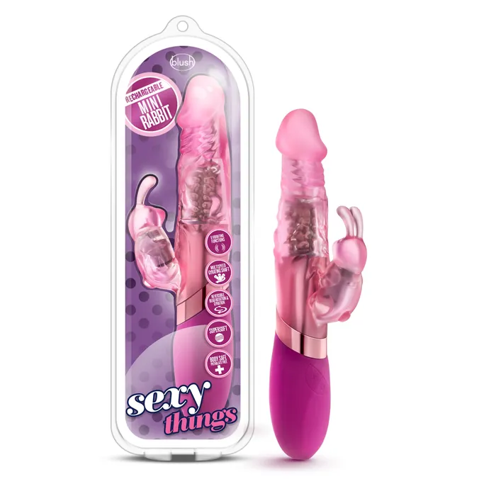 Sexy Things Vibrators Sexy Things Rechargeable Mini Rabbit Pink