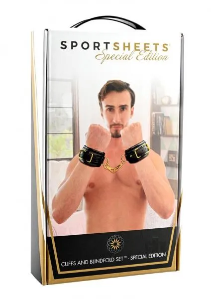 Sportsheets Couples CuffsBlindfold Special Ed