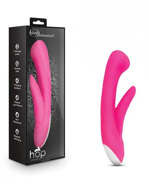 Vibrators Blush Hop Cottontail Plus Hot Pink Blush