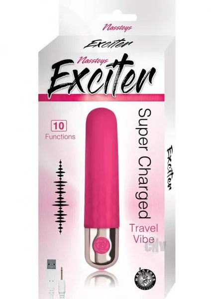 Vibrators Exciter Travel Vibe Pink Nasstoys