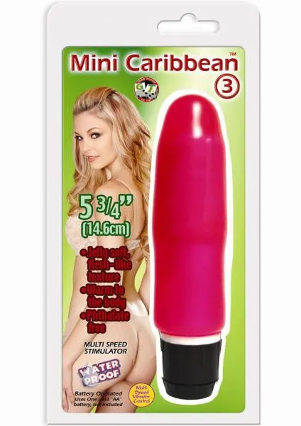 Vibrators Golden Triangle Mini Caribbean Vibrator Number 3 Waterproof Pink Vibrators Golden Triangle Mini Caribbean Vibrator Number 3 Waterproof Pink