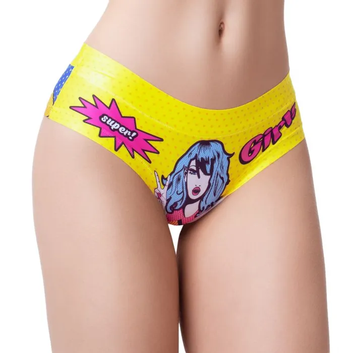 Vibrators Mememe Lingerie Comic Fans Yellow Slip Multi Coloured