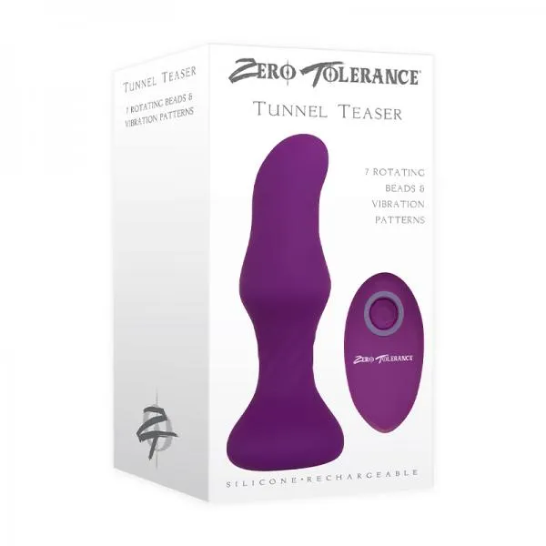 Zero Tolerance Female Sex Toys Zt Tunnel Teaser Rechargeable Silicone Purple Zero Tolerance Female Sex Toys Zt Tunnel Teaser Rechargeable Silicone Purple
