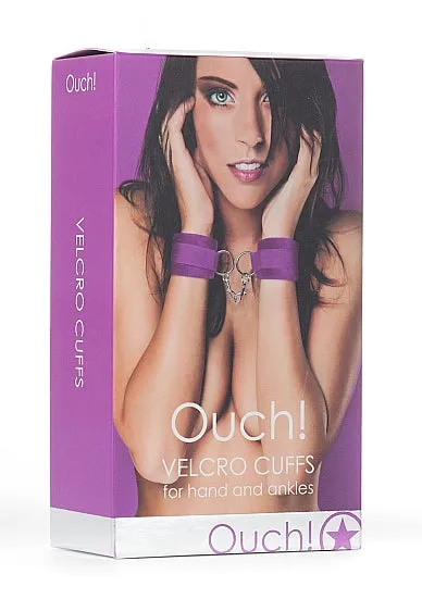 Couples Shots America Ouch Velcro Cuffs