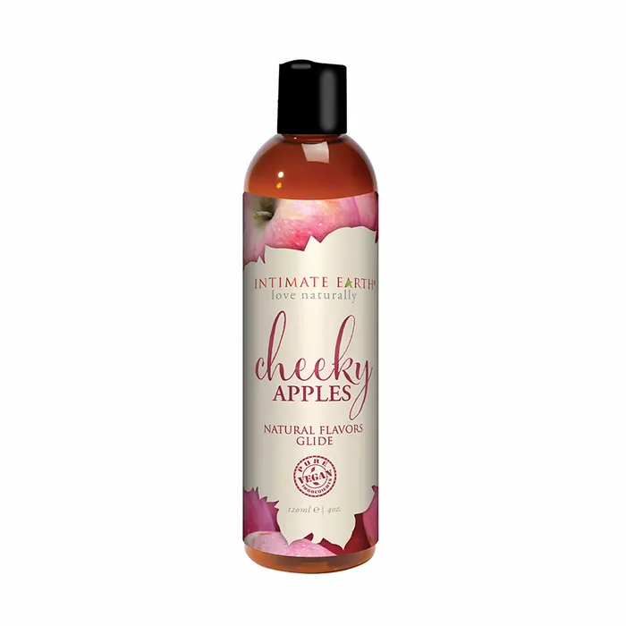 INTIMATE EARTH Vibrators Intimate Earth Cheeky Apples Pleasure Glide 120 ml4 oz INTIMATE EARTH Vibrators Intimate Earth Cheeky Apples Pleasure Glide 120 ml4 oz