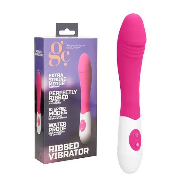 Vibrators Shots Toys GC Ribbed Vibrator Pink