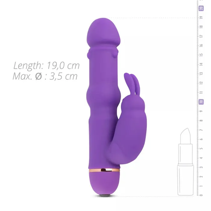 1Sexy Vibrators Silicone Rabbit Vibrator Teazers purple