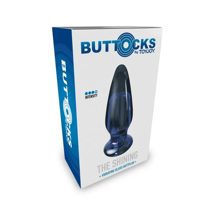Anal ToyJoy The Shining Rechargeable Vibrating Glass Butt Plug