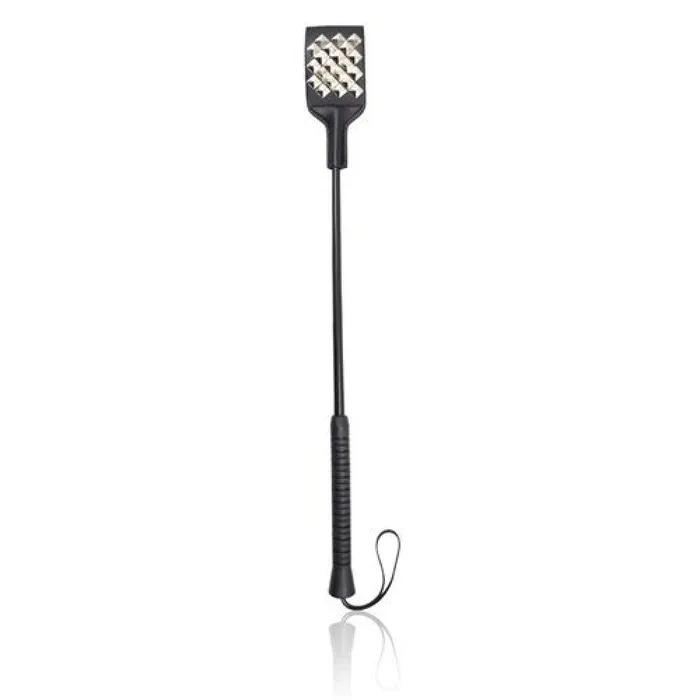 Anal Toyz4Lovers Square Spot Riding Crop Spanker Black