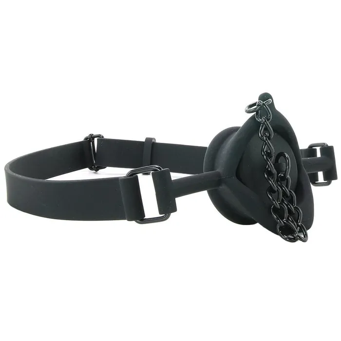 California Exotic Novelties Anal Silicone Stopper Gag Mouthpiece Black California Exotic Novelties Anal Silicone Stopper Gag Mouthpiece Black