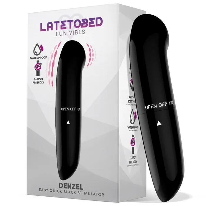 Denzel Mini Gspot Vibrator Black Latetobed Vibrators