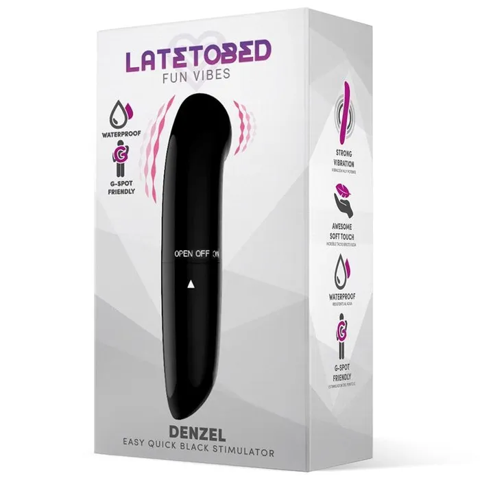 Denzel Mini Gspot Vibrator Black Latetobed Vibrators