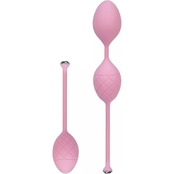 Dildos Jopen Set of Luxury Silicone Vaginal Balls with Weights Swarovski Frisky Pink Crystals Dildos Jopen Set of Luxury Silicone Vaginal Balls with Weights Swarovski Frisky Pink Crystals