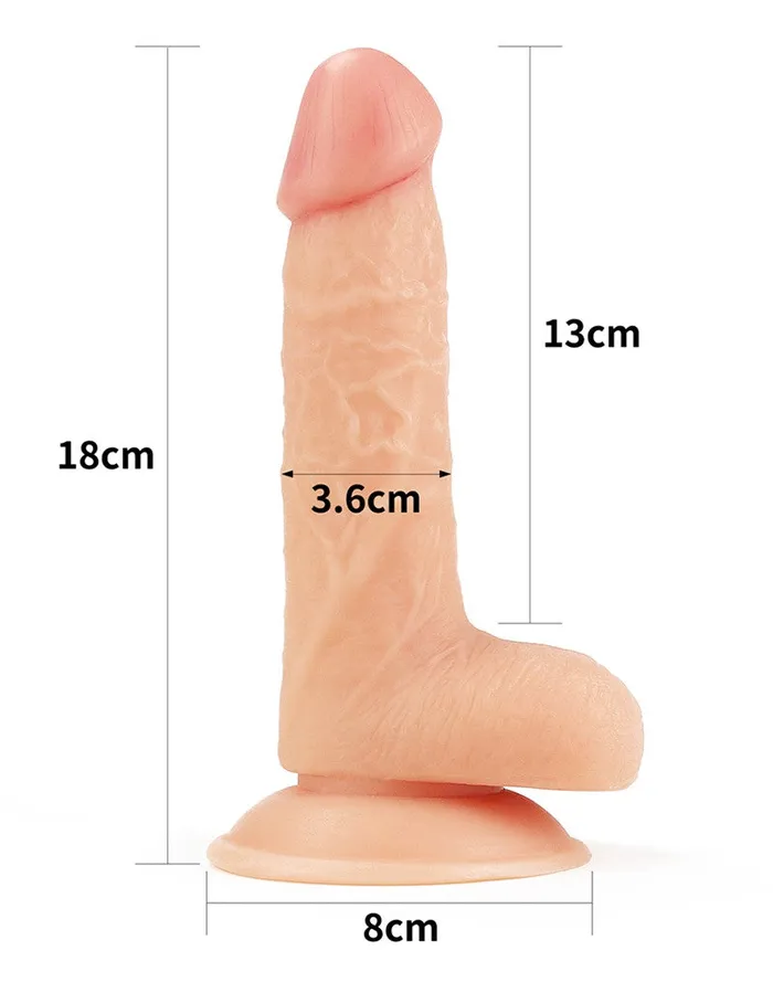 Dildos Lovetoy Lovetoy The Ultra Soft Dude 7 Dildo