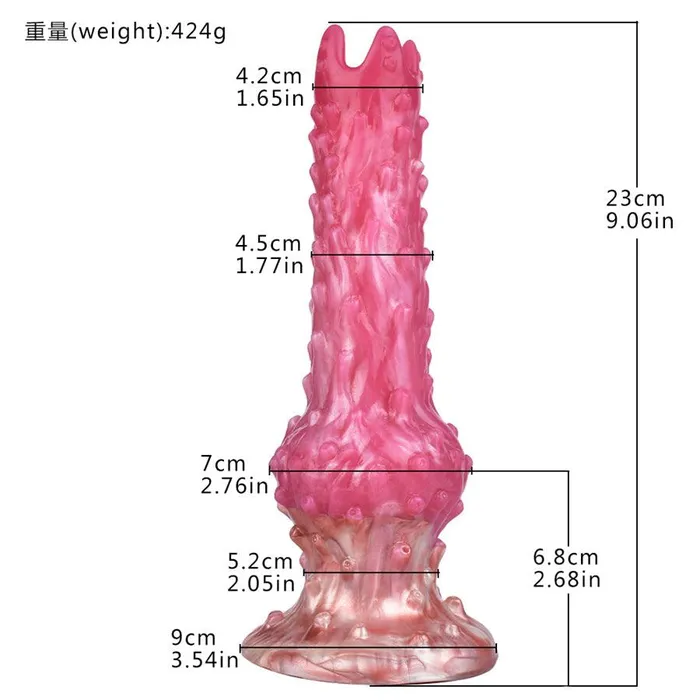 Dildos mysite Pink Alien Manual Ovulation Device Dildo
