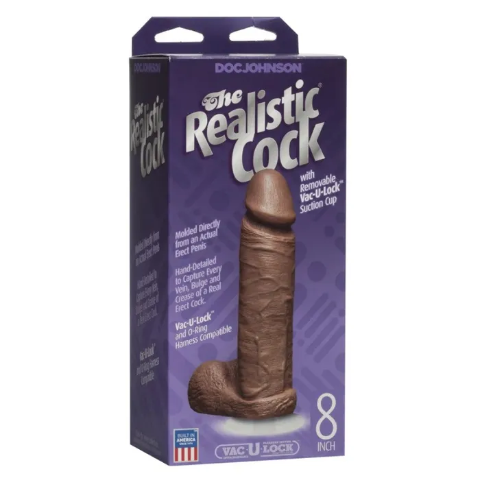 Dildos The Realistic Cock 8 Dildo Caramel Doc Johnson