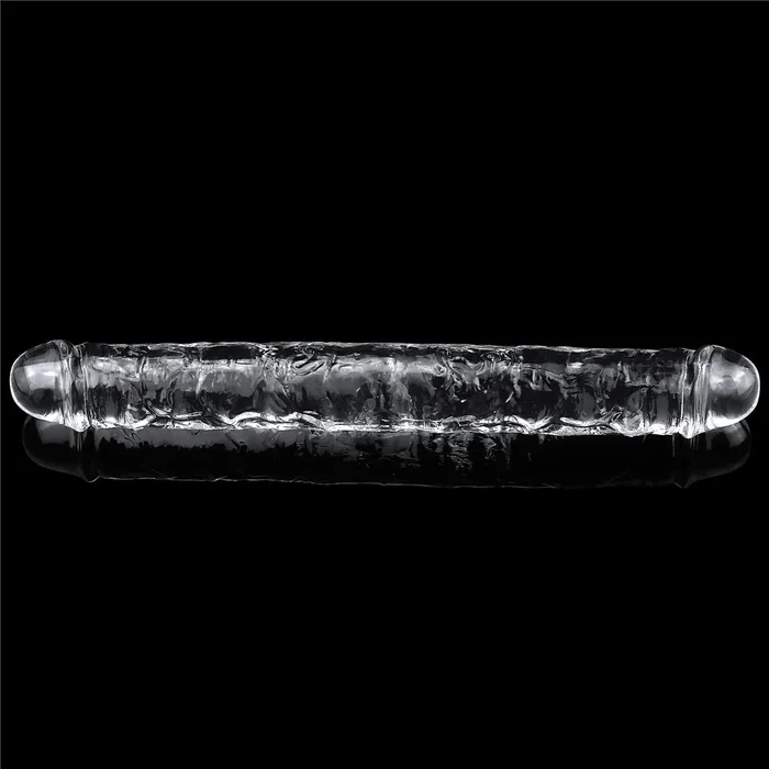 Love Toy Dildos Flawless Flexible Double Dildo Transparent 30 cm