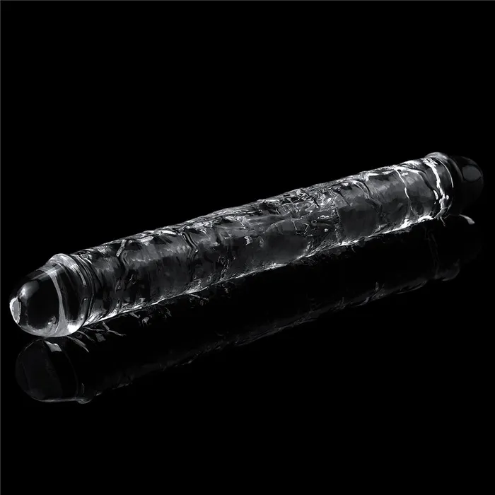 Love Toy Dildos Flawless Flexible Double Dildo Transparent 30 cm